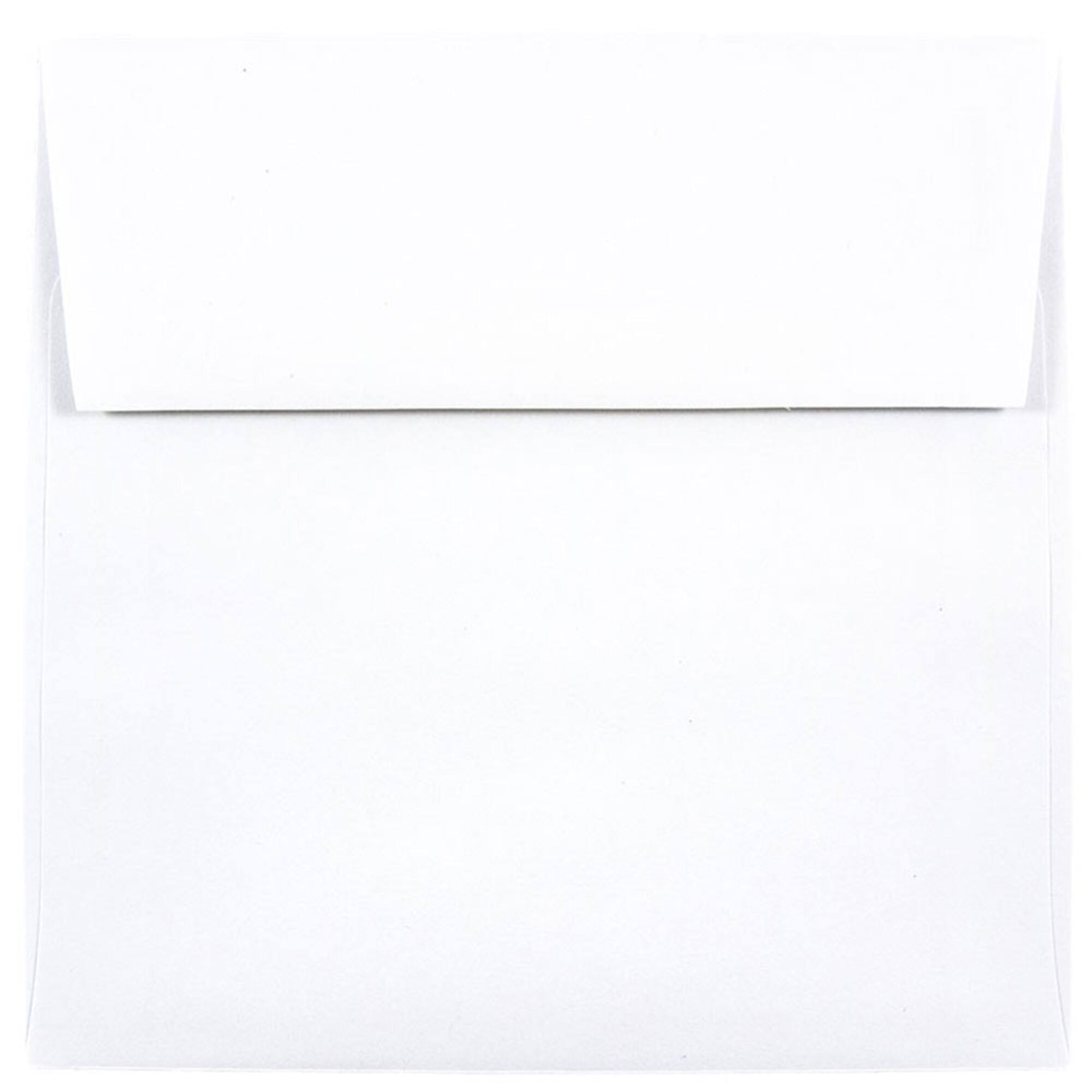 JAM Paper 6" x 6" Square Red Foil Lined Invitation Envelopes